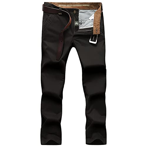 Pantalon large droit pour homme coupe regular décontractée