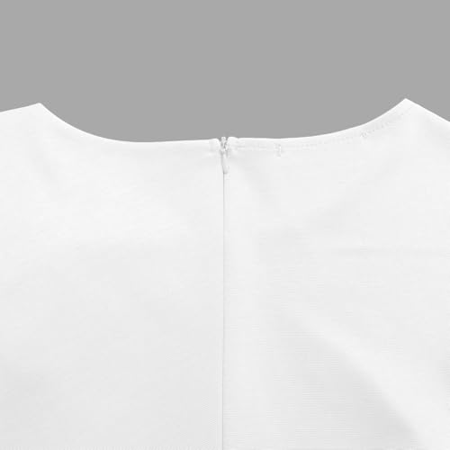 Image of Wear to Work Dress for Women Business Casual Bodycon Midi Dress Elegance Church Outfits