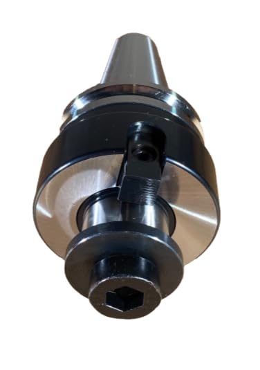 CAT40 Shell Mill Holder, Industrial Face Mill Tool Holder with 1.25 Inch Pilot, 1 Inch Body Length, Metal Machining Equipment