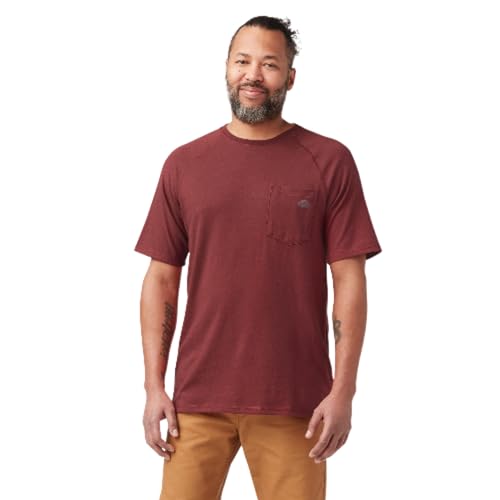 Dickies Men's Cooling Short Sleeve Pocket T-Shirt, Cane Red, XL