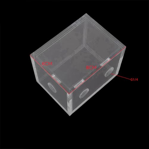 Depósito de agua transparente con bloque de ventilador para optimizar tu refrigeración líquida 7