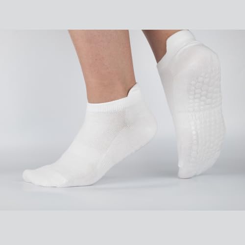 Image of Pilates Socks with Grips for Womens Athletic Gym Yoga Barre Dance Non Slip Skid Socks for Women
