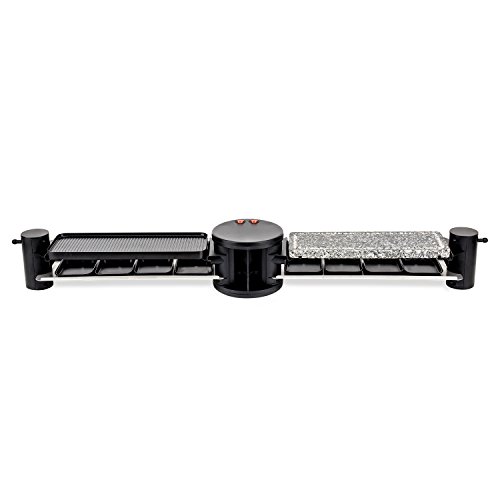 Plancha Grill H.Koenig Rp360 - 8 Personas - 1200W - Acero Inoxidable - Gris/Negro