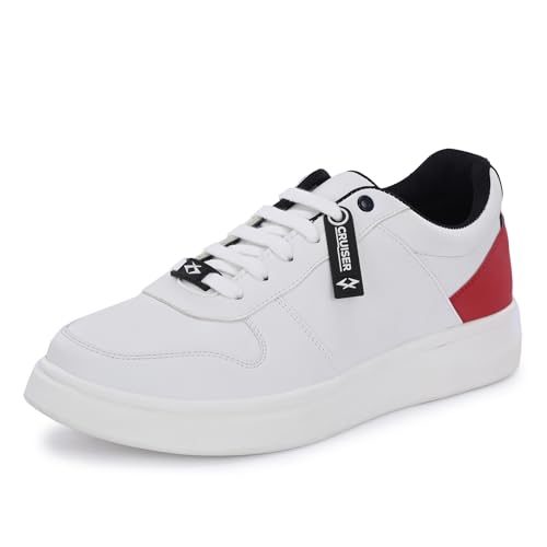 Image of Cruiser Mens Sneakers | Casual Shoes | Experience Comfort & Style with Soft Cushioned Insole |Step Up Your Comfort: Casual Sneakers for Every Day| Trendy Lace-Up Design Sneaker (2567)