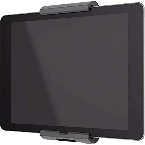 Durable Tablet Wandhalterung (mit Schwenkarm für Tablets 7-13 Zoll, 360° drehbar mit Diebstahlsicherung) silber/anthrazit, 893423