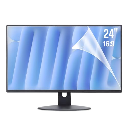 F FORITO 2-Pack 24 inch 16:9 Matte Anti Glare Computer Screen Cover, 24' Anti Glare Film Compatible with All 24' Dell/Sceptre/LG/SANSUI/Philips/KOORUI/AOC Widescreen Monitors