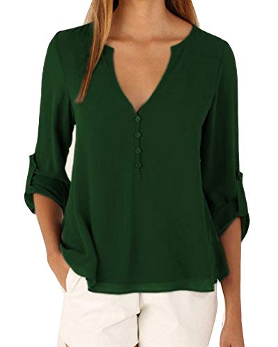 Runyue T Shirt Donna Eleganti Taglie Forti Camicia...
