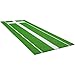 VEVOR Softball Pitching Mat, 10' x 3' Softball Pitching Mound, Antislip Antifade Rubber Softball Pitching Training Aid, Pitch Practice Mat for Pitchers Indoor Outdoor Pitching Practice, Green