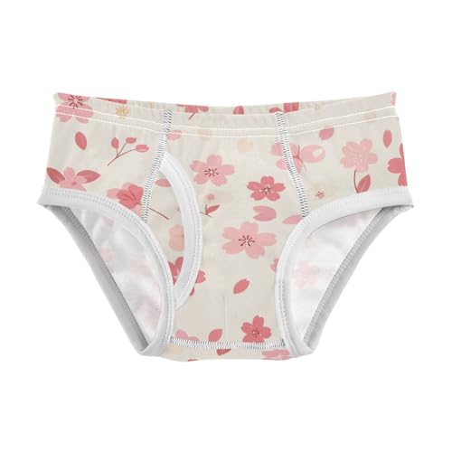 KLL Cherry Blossoms Little Boys Pure Cotton Underwear Briefs Cute Undies