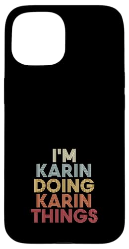 Karin Name Karin Personalized Name First Given �X�}�z�P�[�X iPhone 15 �p