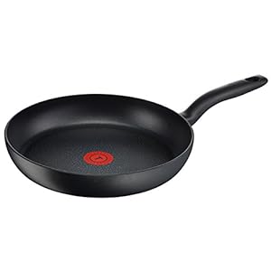 Tefal Hard Titanium Plus Stekpanna ‎C69502, Svart, 20 cm, Aluminium, Lämplig för Induktion, Non-Stick Beläggning, Thermo-Spot Technology