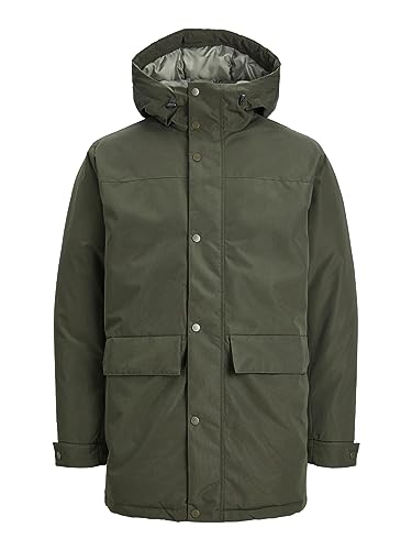 JACK & JONES Jjchamp   Parka para hombre, Rosin., S