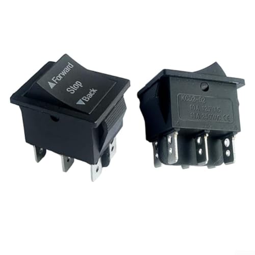 Ensemble d'interrupteurs à bascule avant et arrière pour voitures autoportées 6 V 12 V 24 V CC - Prise en charge de la tension double (marche avant et...