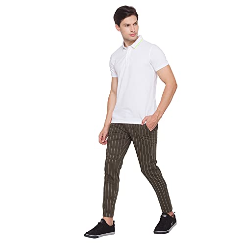 Image of Spykar Men's Slim Fit Trousers