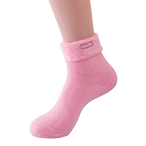 Genérico Calcetines de fantasía para niño cálidos de felpa de punto color sólido invierno esquí luna calcetín calcetines hombre diabético, G, Talla única