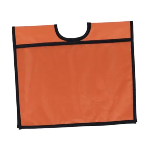 harayaa Capa para placa de advertência com bolso, fácil substituição, capa para placa de advertência de trânsito para sinais de, Laranja