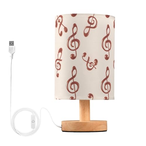 Lámpara de Mesa de Noche Rose Gold Note 13x24.7cm miniatura 1
