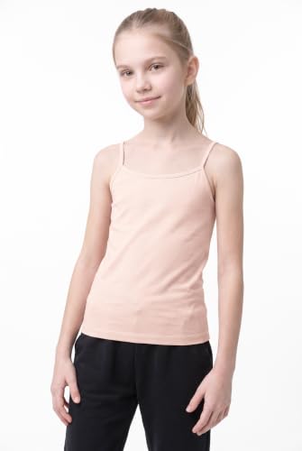 Image of Kurve Girl's Sleeveless Tank Top - Stretch Undershirts Cami Camisole, UV Protective Fabric, Rated UPF 50+ (Made in USA)