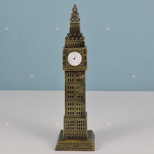 Image of SATYAM KRAFT 3 Pcs UK World Famous Building for Wedding Decorative Showpeice Idol for Home Decor, Living Room, Gifts, Desk Decor, Stand Holder, Office Desk, Tabletop (UK (The Big Ben))
