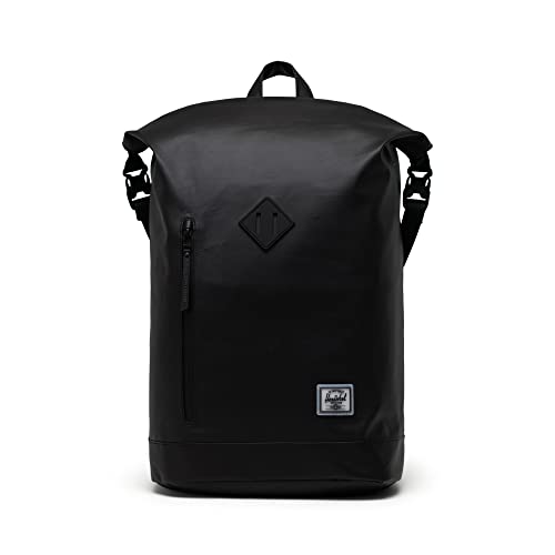 Herschel Roll Top Backpack, Unisex, Black, One Size