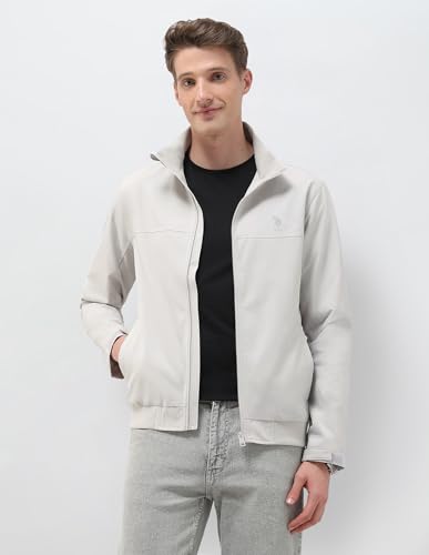 Image of U.S.Polo Association Men's Regular Fit Solid Casual Jacket