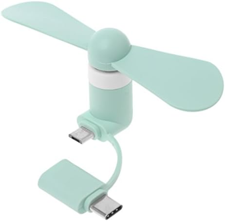 Buwei 2in1 Type C Micro USB Mini Fan Cooler for Samsung Xiaomi Huawei HTC Cell Phone