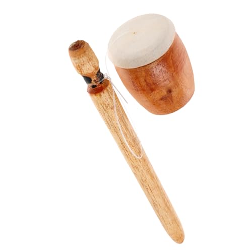 GALPADA Wooden Frog Sound Maker Educational Music Instrument Portable Guiro for Adults Unique Decor Safe Wooden Craft for Rhythm Learning