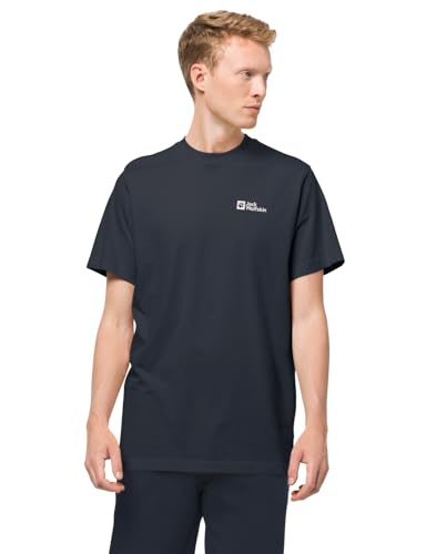 Jack Wolfskin Herren Essential M T Shirt Shortsleeve, Night Blue, S EU – Ansicht 1