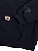 Carhartt Men's Rain Defender Rutland Thermal Lined Hooded Zip Front Sweatshirt 100632,New Navy,X-Large