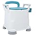 Hamwesh Toilet Headboard, Portable Adjustable Adjustable with Arms Backrest for Elderly Disabled Adults, Heavy Duty Adult Bath Chair with Bucket for Elderly (#1)