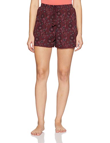 Image of Van Heusen Women's Cotton Lounge Shorts | Lightweight | Breathable Cotton | Relaxed fit | Printed | Comfortable Everyday Wear | Style 55501|Available in Pack of 1 & 2