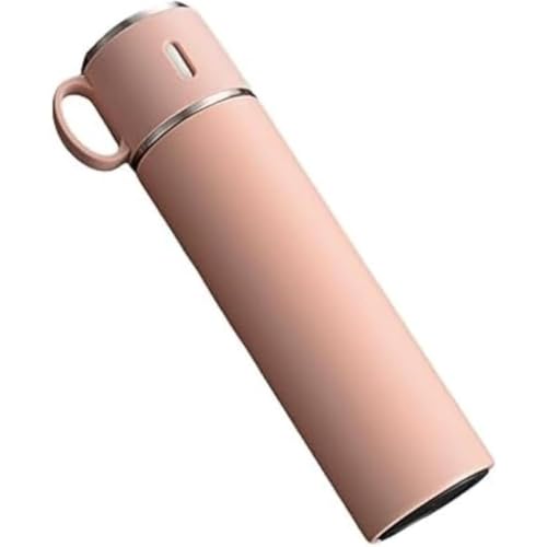 MsiDtsoy 316 サーモス ケトル 580ml ステンレス 保冷 保温マグ 真空断熱 保温ジャグ付き マグカップ 真空二重構造 真空断熱 直飲みケトル 保冷 アウトドア 登山 旅行 男女兼用 (ピンク)