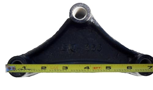 Par de ecualizadores para remolque EQ-356, 6,13 pulgadas, agujero central de 9/16 pulgada, ancho de 1 3/4 pulgadas, pivote central miniatura 4