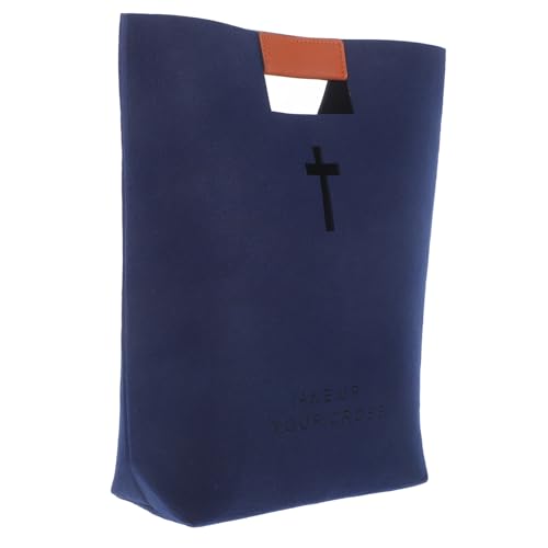 Bible Storage Bag Felt Tote for Women Portable Bible Holder Case Elegant Handle