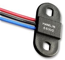 HAMLIN - 55100 3M 02 A - Hall Effect Proximity Sensor, 0T012.5MM, 24VDC