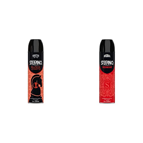 Talcos Y Desodorantes, Drugstore Stefano Desodorante Stefano Black Legend En Aerosol Para Caballero 159 ml + Desodorante Stefano Minight Aerosol
