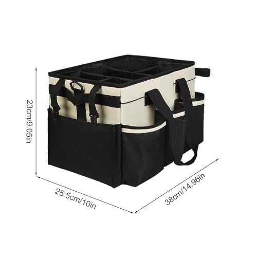 Organizador de limpieza – portátil para utensilios de limpieza, organizador para productos de limpieza, de limpieza con detalles, organizador de con asas, de cubo de limpieza - imagen 6