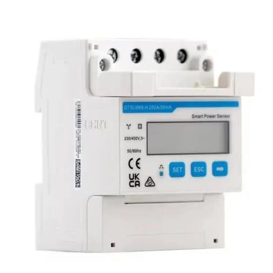 DTSU666-H 250A/50mA Smart Energy Meter 3-Phasen Stromzähler | Für Photovoltaiksysteme, Echtzeit-Energieüberwachung, Hohe Genauigkeit, Für Wohn- und Gewerbeanlage