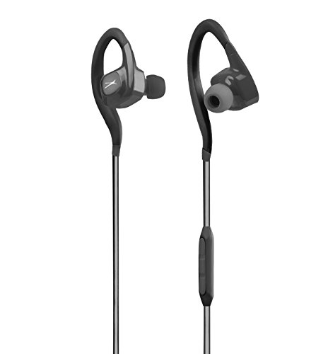 Altec Lansing Mzx499 Waterproof Sweatproof Flexible Adjustable Ear Tip Behind The Ear Earbuds With 6 Hours Of Battery Life And Microphone For Handsfree Calling And Easy Song Navigation #TOP2