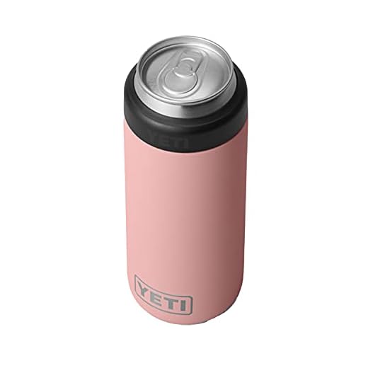 YETI Rambler 12 oz. Colster Slim Can Insulator for the Slim Hard Seltzer Cans (Sandstone Pink)