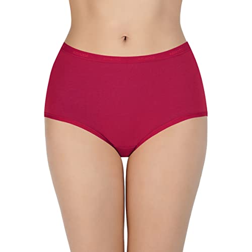 Image of Amante Solid Cotton Full Brief Panty Pack(Pack of 3)