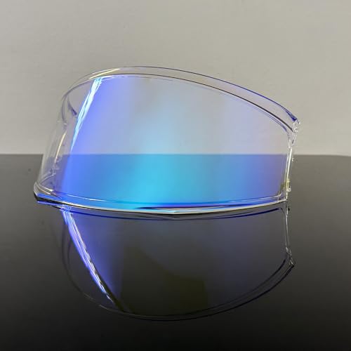 ヘルメットバイザーレンズ, Shark EVO-ONE 2 EVO ES/EVO GTヘルメットUVカットバイザーバイクヘルメットサンバイザーゴーグルレンズフィット(Revo Clear Blue)