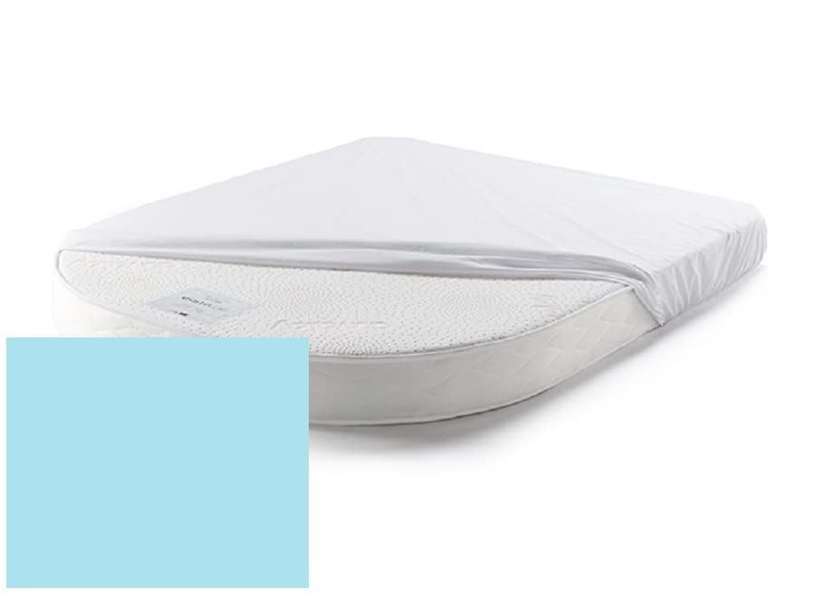 CARAVAN/MOTOR HOME ISLAND BED FITTED SHEETS Hand Made (Duck Egg Blue, 10" (26cm Deep))