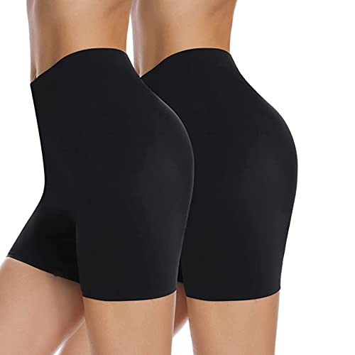 Image of JOYSHAPER Slip Shorts for Under Dresses Women Shapewear Boyshorts Panties Anti Chafing Underwear Shorts