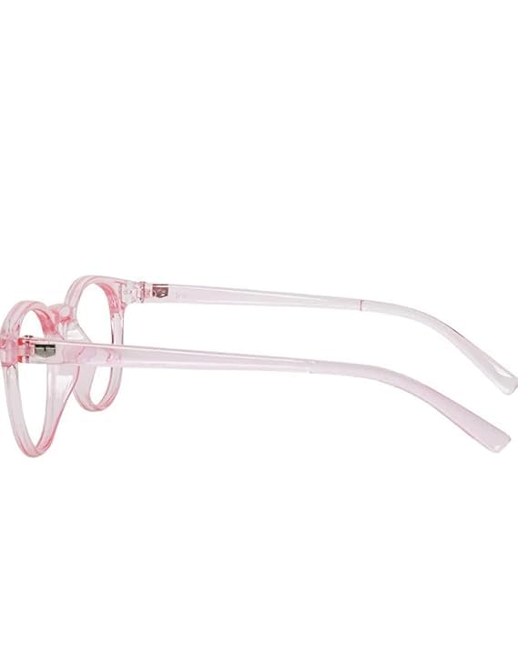Image of ARZONAI Eyewear Pink Block Uv Protected Computer Glasses Frame for men and women (Unisex) - Medium Size