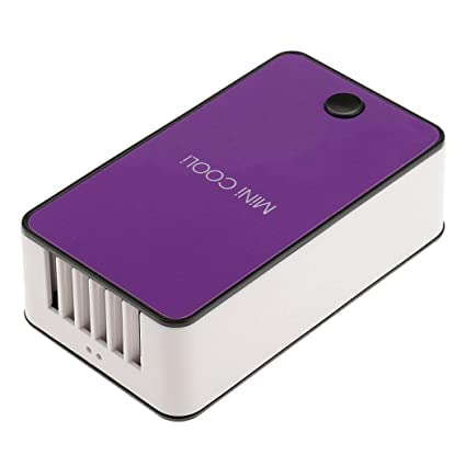 wowobjects® Portable Handheld Mini Cooling USB Fan Desk Air Conditioner Cooler humidification cooling Rechargeable Handheld Fan for Home Office Outdoor Travel - Purple (B09YNK1WKQ) Amazon Price History, Amazon Price Tracker