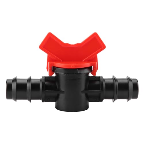 Chazcool Aquarium Water Changer Control Valve, Plastic Fish Tank Control Valve, Hose Tube Pipe Connector Aquarium Air Control Lever Valve 1/4 (6 points equal diameter regulating valve)