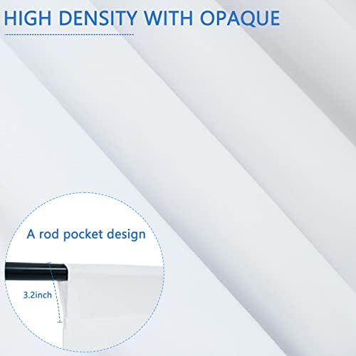 Trlyc White Photography Backdrop - 8.5 X 10 Ft White Backdrops For Photoshoot With 4 Backdrop Clips Backdrops For Parties Curtain Photographic Studio Photo Backgrounds #TOP2