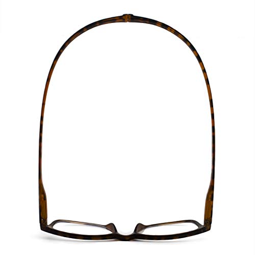 Image of AUGEN Optimax Anti Glare Blue Cut Magnetic Reading Glasses With Neck Rest For Men Women(Brown +1.75)