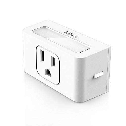 MXQ Wi-Fi Smart Plug Mini No Hub Required Compatible with Amazon Alexa and Google Assistant